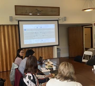 Luo Wen presents on historical settlement geography